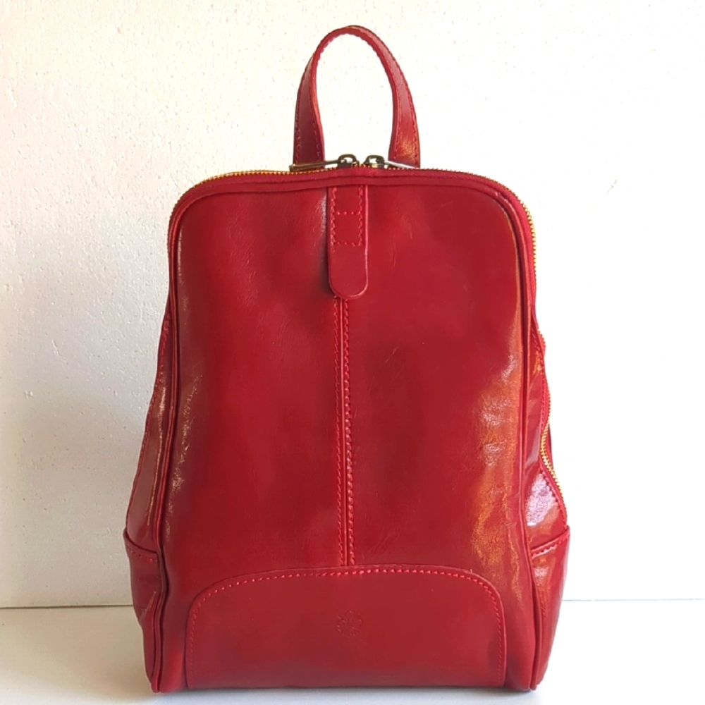 Italian Artisan Handcrafted Leather Bag Backpack